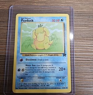 Pokemon Psyduck 65/82 Rocket Trading Card